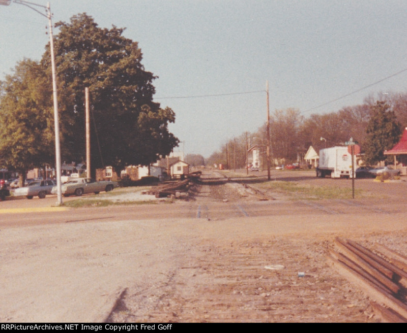 Removing track at Water Valley,Ms.
